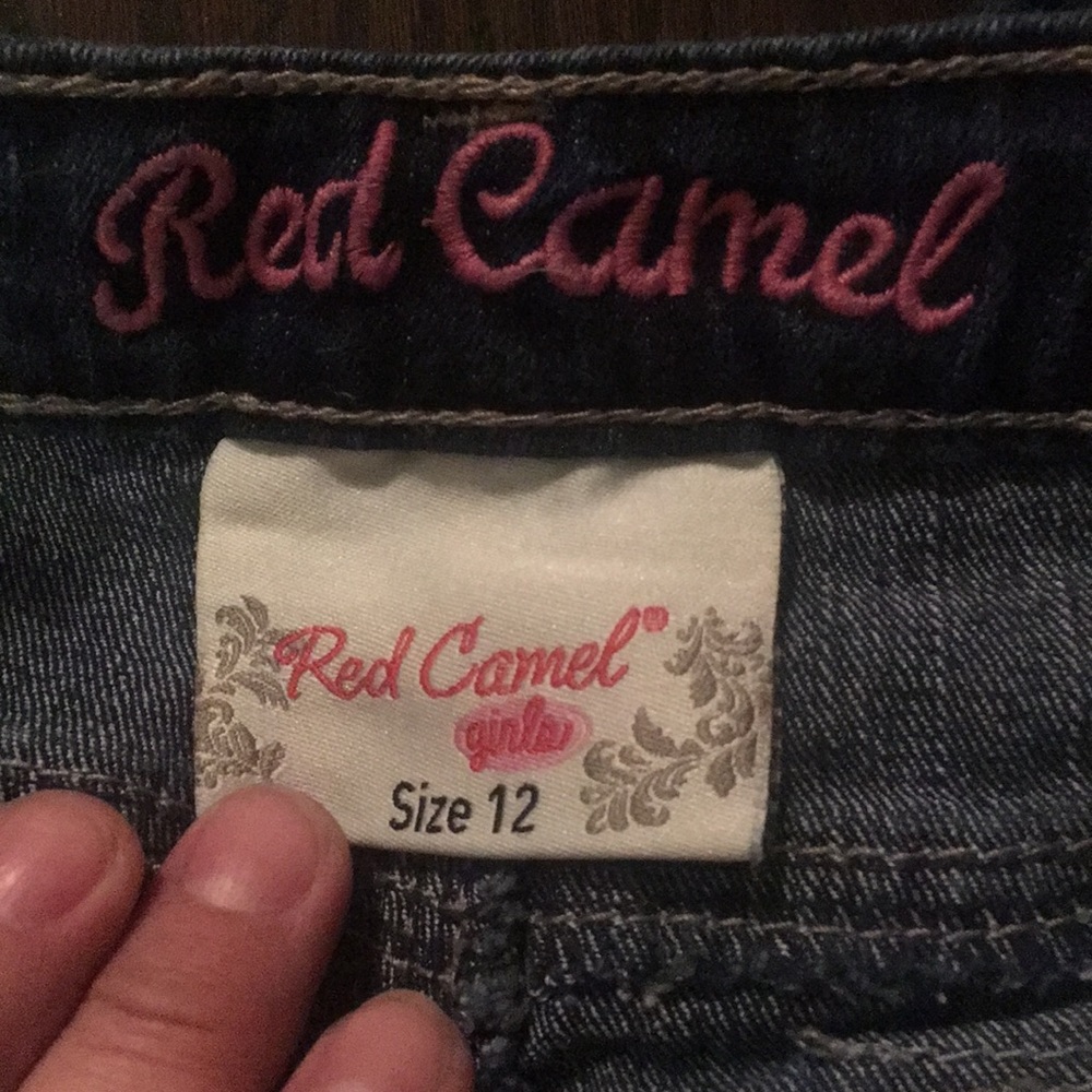 GIRLS Red Camel Jeans